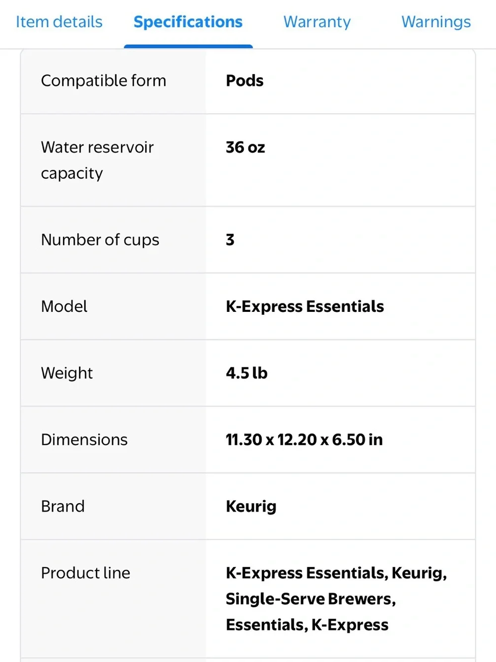 Keurig Express Essentials Single-Serve Coffee Maker – Red